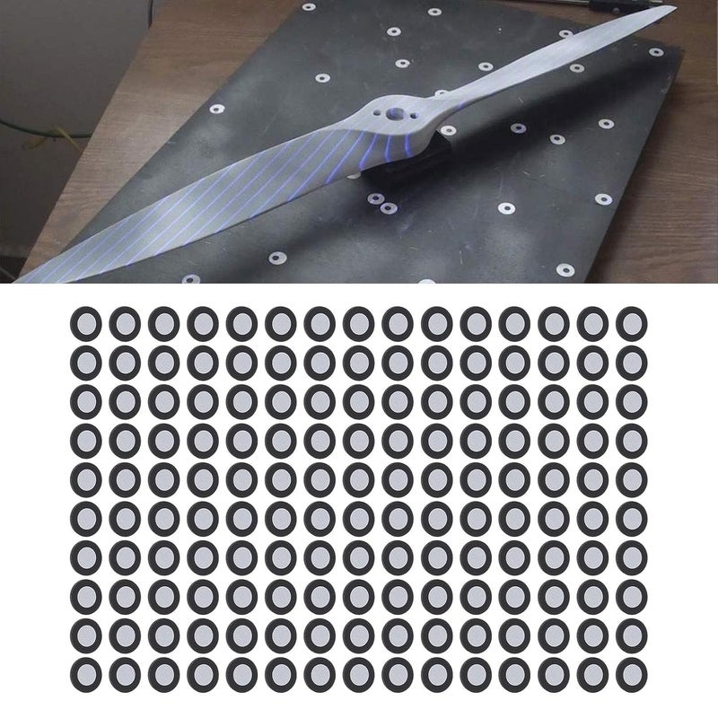 150 قطعة أهداف نقطية مغناطيسية عاكسة للمسح ثلاثي الأبعاد بقطر داخلي 6 مم وقطر خارجي 10 مم للتتبع البصري - Image 3